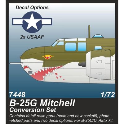 CMK B-25G Mitchell 75 mm Gun Nose Conversion Set CMK B-25G Mitchell 75 mm Gun Nose Conversion Set