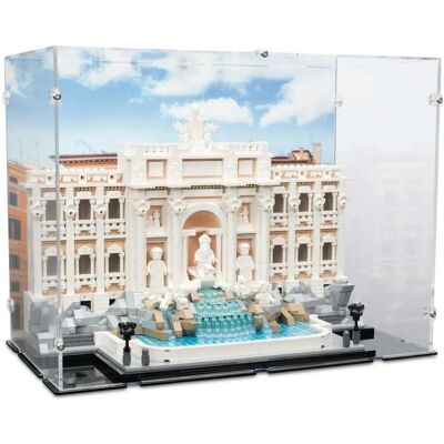 iDisplayit Acryl-Display für LEGO 21062 Trevi-Brunnen (Mit Hintergrundbild & schwarzem Boden) iDisplayit Acryl-Display für LEGO 21062 Trevi-Brunnen (Mit Hintergrundbild & schwarzem Boden)