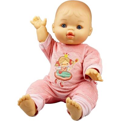 Heless Mädchen-Babypuppe mit Velours-Strampler Prinzessin Emily – 34 cm Heless Mädchen-Babypuppe mit Velours-Strampler Prinzessin Emily – 34 cm