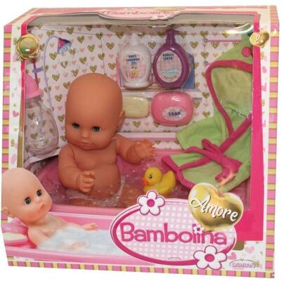 Baby Born Doll Amore 33Cm +Bath + Bathrobe Baby Born Doll Amore 33Cm +Bath + Bathrobe