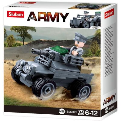 Sluban WWII - Gepanzerter Fahrzeug - Spielzeug Sluban WWII - Gepanzerter Fahrzeug - Spielzeug