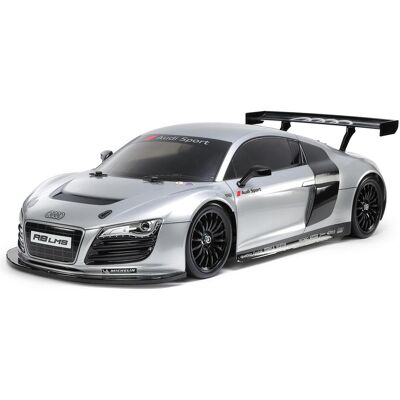 Tamiya 1/10 Audi R8 LMS 2008 Silver Painted Body (TT-02) (Kit) Tamiya 1/10 Audi R8 LMS 2008 Silver Painted Body (TT-02) (Kit)