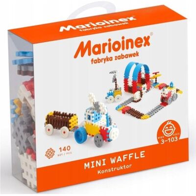 Marioinex Klocki konstrukcyjne Mini Waffle Zestaw 1 140 elementów Marioinex Klocki konstrukcyjne Mini Waffle Zestaw 1 140 elementów