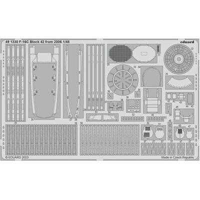 Eduard F-16C Block 42 from 2006 1/48 for KINETIC Eduard F-16C Block 42 from 2006 1/48 for KINETIC