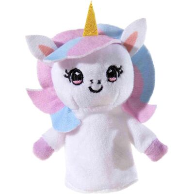 Heunec Fingerpuppe Einhorn, Spielpuppe, Finger Puppe, Spielzeug, 9 cm, 392373 Heunec Fingerpuppe Einhorn, Spielpuppe, Finger Puppe, Spielzeug, 9 cm, 392373