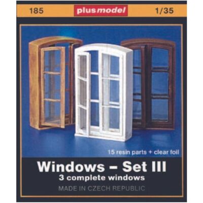 Plus Model Flugzeugfenster Set III 1:35 - Modellbausatz für Flugzeuge Plus Model Flugzeugfenster Set III 1:35 - Modellbausatz für Flugzeuge