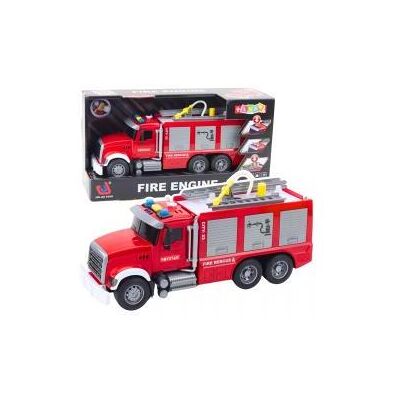 Lean Toys Wasserlichter der LKW-Feuerwehr klingen rot 1:14 Lean Toys Wasserlichter der LKW-Feuerwehr klingen rot 1:14