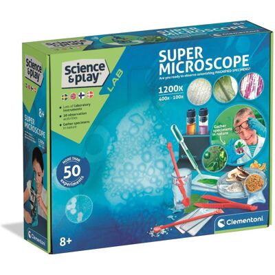 Clementoni - Super Microscope 1200x (I-78391) Clementoni - Super Microscope 1200x (I-78391)