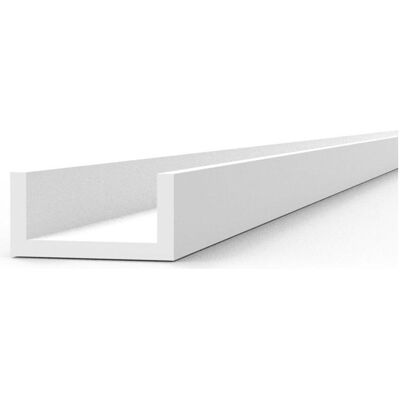 AK Interactive U Channel 3.0 width x 350mm - STYRENE STRIP AK Interactive U Channel 3.0 width x 350mm - STYRENE STRIP