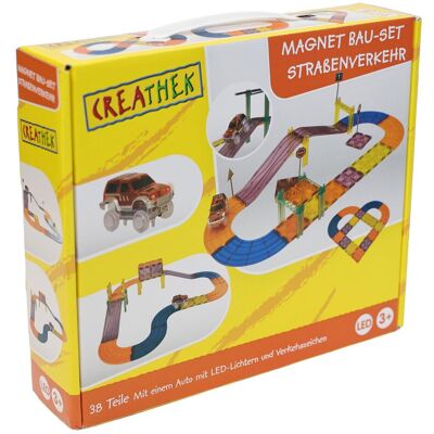 Creathek Magnetbausteine inklusive Auto, 38 Teile Creathek Magnetbausteine inklusive Auto, 38 Teile