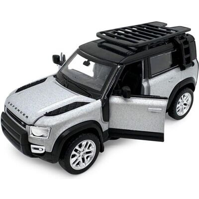 Schnarwiler Land Rover Defender 110 Diecast 1:43 silber 2in1 Schnarwiler Land Rover Defender 110 Diecast 1:43 silber 2in1