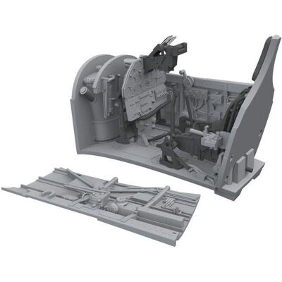 Eduard P-40K cockpit PRINT for Eduard P-40K cockpit PRINT for