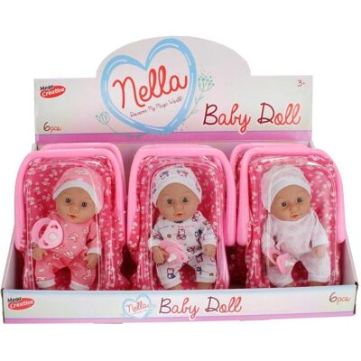 Creative PUPPENTRÄGER 20CM MC NELLA BOBAS DISP6/36 Creative PUPPENTRÄGER 20CM MC NELLA BOBAS DISP6/36