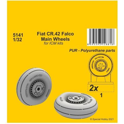 CMK Fiat CR.42 Main Wheels (ICM kit) CMK Fiat CR.42 Main Wheels (ICM kit)