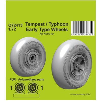 CMK Tempest/Typhoon Early type Wheels 1/72 CMK Tempest/Typhoon Early type Wheels 1/72
