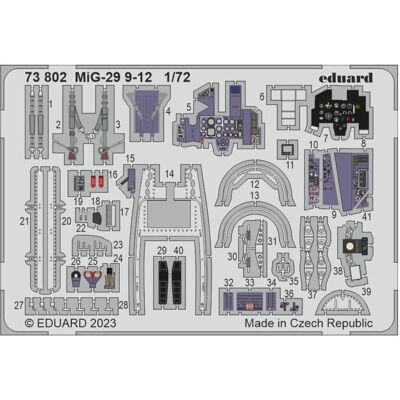 Eduard MiG-29 9-12 1/72 GREAT WALL HOBBY Eduard MiG-29 9-12 1/72 GREAT WALL HOBBY