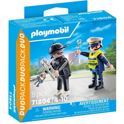 Polizist und Einbrecher (Playmobil Figures) Polizist und Einbrecher (Playmobil Figures)
