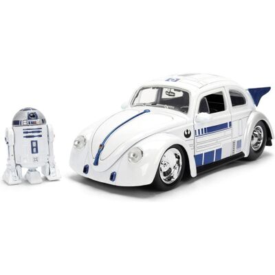Jada Star Wars R2D2 1959 VW Drag Beetle 1:24 Jada Star Wars R2D2 1959 VW Drag Beetle 1:24