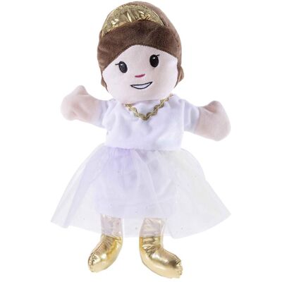 Heunec 395473 - Handpuppe Prinzessin, Handspielpuppe, Stoffpuppe, ca. 24 cm Heunec 395473 - Handpuppe Prinzessin, Handspielpuppe, Stoffpuppe, ca. 24 cm