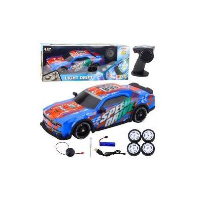 Lean Toys Leantoys Sportwagen R/C beleuchtete Karosserie blau Lean Toys Leantoys Sportwagen R/C beleuchtete Karosserie blau