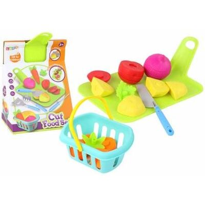 Lean Toys, Kaufladen Zubehör, Gemüseschneidebrett-Set + Zubehör Lean Toys, Kaufladen Zubehör, Gemüseschneidebrett-Set + Zubehör