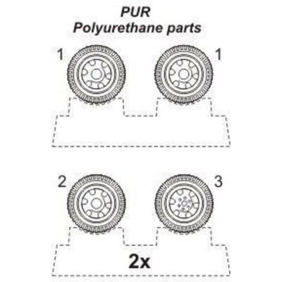 CMK Opel Blitz wheels CMK Opel Blitz wheels