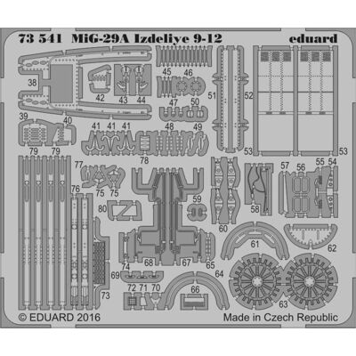 Eduard Mikoyan MiG-29A Fulcrum Izdeliye 9-12 - Flugzeug-Detailkit Eduard Mikoyan MiG-29A Fulcrum Izdeliye 9-12 - Flugzeug-Detailkit
