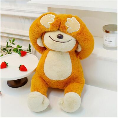 Lean Toys Lean Plüsch Maskottchen Huggable Monkey Mit Magneten Braun 23Cm (23 cm) Lean Toys Lean Plüsch Maskottchen Huggable Monkey Mit Magneten Braun 23Cm (23 cm)