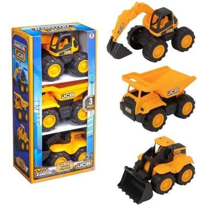 Teamsterz TZ JCB Tough Trucks Set, 3tlg. Teamsterz TZ JCB Tough Trucks Set, 3tlg.
