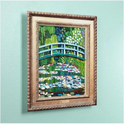 iDisplayit Acryl-Wand-Display für LEGO 31220 Claude Monet, Brücke ü. e. Seerosenteich (Barocksdesign-Rahmen) iDisplayit Acryl-Wand-Display für LEGO 31220 Claude Monet, Brücke ü. e. Seerosenteich (Barocksdesign-Rahmen)