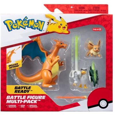 Pokémon Eevee Sirfetch’d Glurak Figuren - Action Figures Pokémon Eevee Sirfetch’d Glurak Figuren - Action Figures