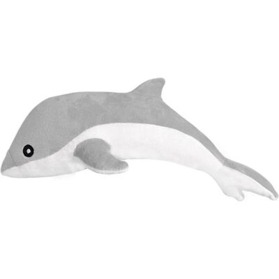 Lean Toys Plüsch-Delphin-Maskottchen, grau, 70 cm (30 cm) Lean Toys Plüsch-Delphin-Maskottchen, grau, 70 cm (30 cm)