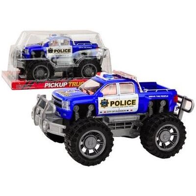 Lean Toys Blauer Polizei-Pickup-Wagen Lean Toys Blauer Polizei-Pickup-Wagen