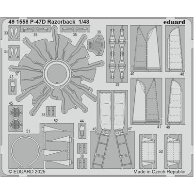 Eduard P-47D Razorback for Miniart Eduard P-47D Razorback for Miniart