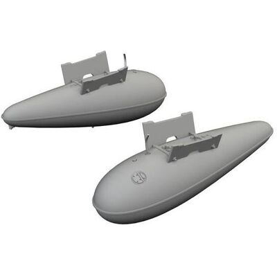 Eduard P-51D 110gal fuel tanks PRINT 1/72 Eduard P-51D 110gal fuel tanks PRINT 1/72