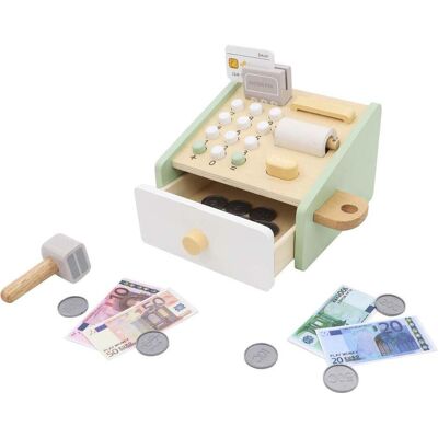 Lobbes, Kaufladen Zubehör, Spielzeug-Registrierkasse aus Holz mit Zubehör Lobbes, Kaufladen Zubehör, Spielzeug-Registrierkasse aus Holz mit Zubehör