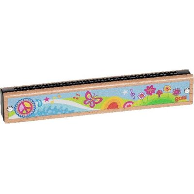 Goki Mundharmonika Flower Power, 24 Töne, goki66 (Deutsch, Englisch, Französisch, Italienisch) Goki Mundharmonika Flower Power, 24 Töne, goki66 (Deutsch, Englisch, Französisch, Italienisch)