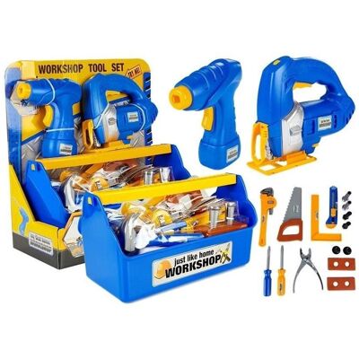 Lean Toys Rinkinys DIY-Werkzeugkasten Lean Toys Rinkinys DIY-Werkzeugkasten