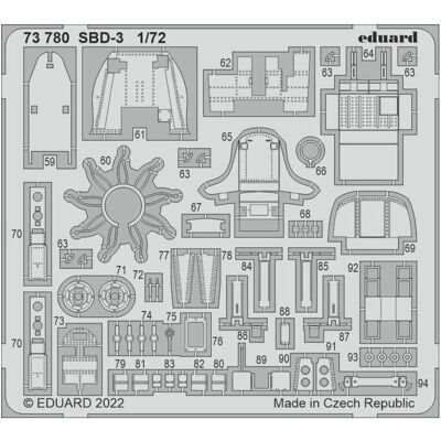 Eduard SBD-3 for FLYHAWK Eduard SBD-3 for FLYHAWK