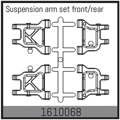 Absima suspension arm set front/rear Absima suspension arm set front/rear