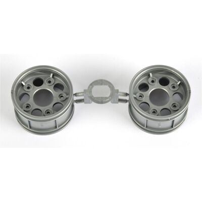 Tamiya 1:10 Felgen (2) 30mm hinten silber Tamiya 1:10 Felgen (2) 30mm hinten silber