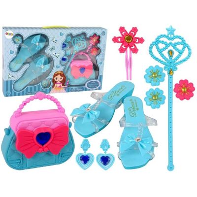 Lean Toys, Frisierkopf, Blaues Beauty-Set Lean Toys, Frisierkopf, Blaues Beauty-Set