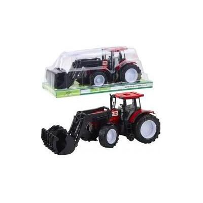 Lean Toys Traktor, landwirtschaftliches Fahrzeug, Landwirt, Mit, Greifer, Rot Lean Toys Traktor, landwirtschaftliches Fahrzeug, Landwirt, Mit, Greifer, Rot
