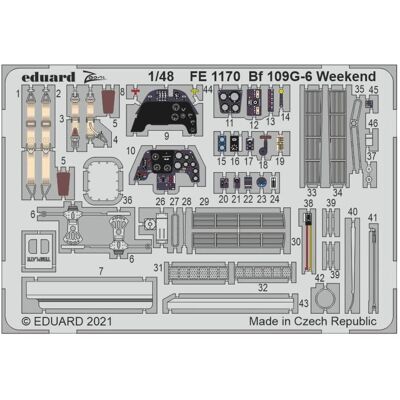 Eduard Bf 109G-6 Weekend 1/48 for Eduard Bf 109G-6 Weekend 1/48 for