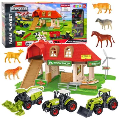 Lean Toys Leantoys Bauernhof mit Traktoren und Tieren 42el Lean Toys Leantoys Bauernhof mit Traktoren und Tieren 42el