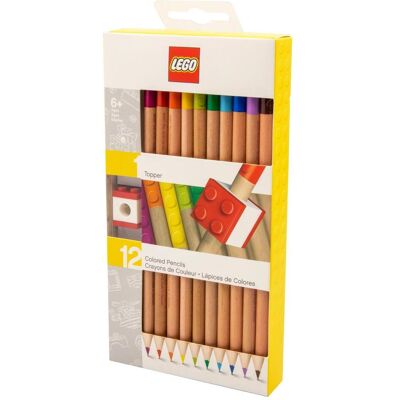 Euromic, Malstifte, LEGO Stationery 12 Color Pencils (12x) Euromic, Malstifte, LEGO Stationery 12 Color Pencils (12x)
