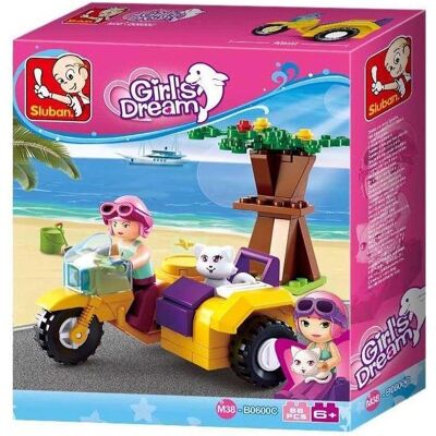 Sluban Girl's Dream Motor met Zijspan Sluban Girl's Dream Motor met Zijspan
