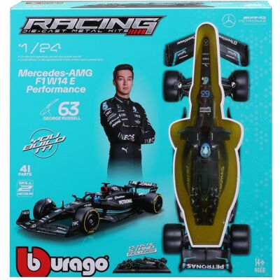 Bburago Mercedes-AMG F1 W14 E Perf. 1/24 Kit Russell 2024 Bburago Mercedes-AMG F1 W14 E Perf. 1/24 Kit Russell 2024
