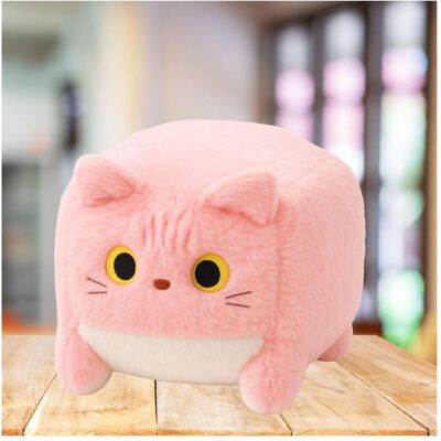 Lean Toys Lean Plüsch Maskottchen Huggable Cube Katze Rosa 18Cm (18 cm) Lean Toys Lean Plüsch Maskottchen Huggable Cube Katze Rosa 18Cm (18 cm)