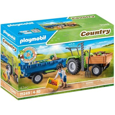 Traktor mit Anhänger (71249, Playmobil Country) Traktor mit Anhänger (71249, Playmobil Country)
